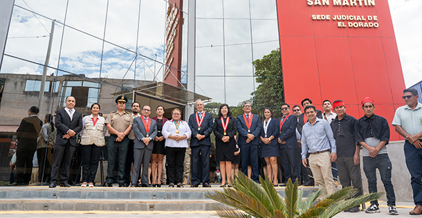 JANET TELLO GILARDI INAUGURA MODERNA INFRAESTRUCTURA PARA JUZGADOS PENALES EN LA REGIÓN SAN MARTÍN