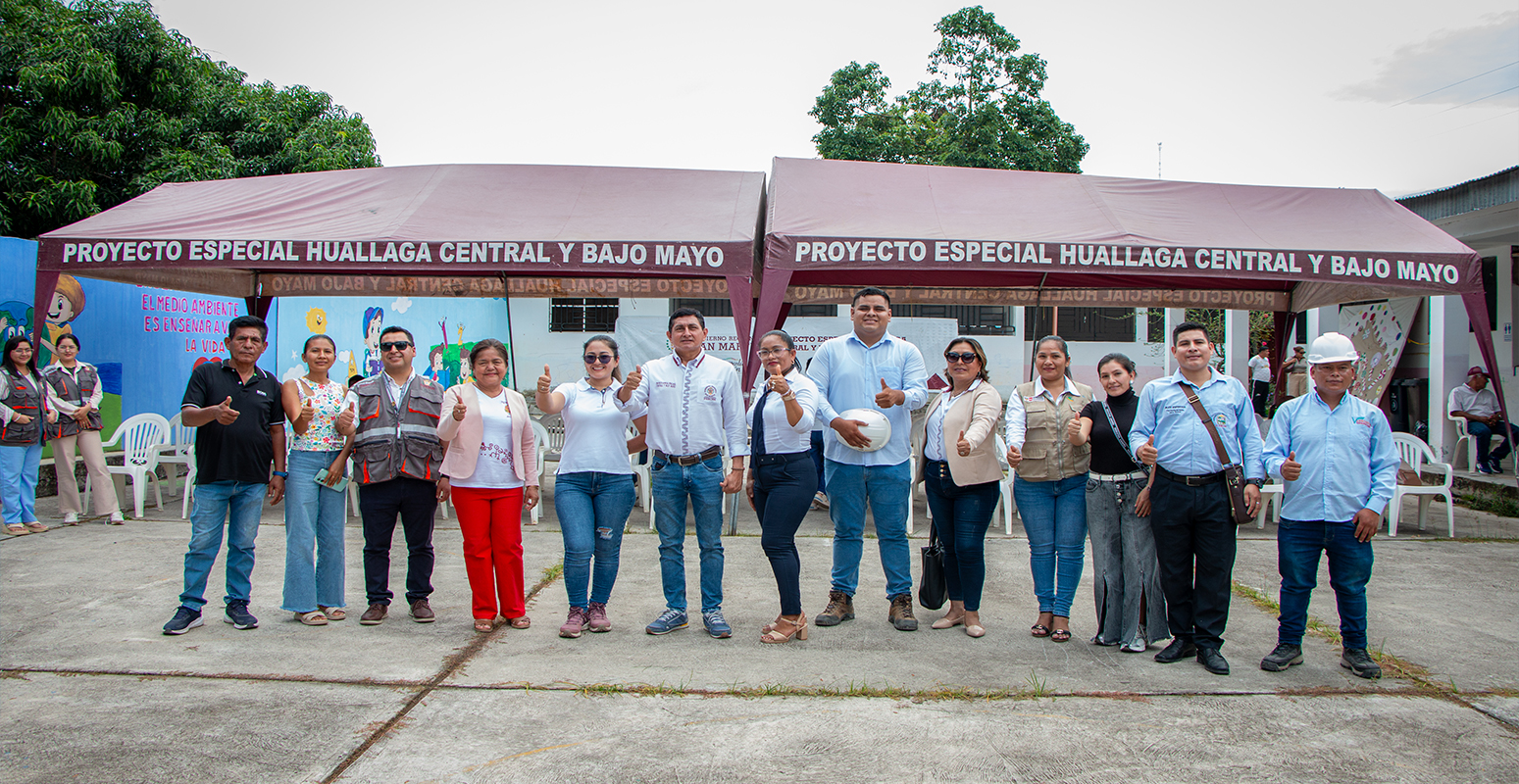 Se coloca la primera piedra para el inicio de la obra en la I.E.I. N.° 404 “Divino Niño” de San José de Sisa