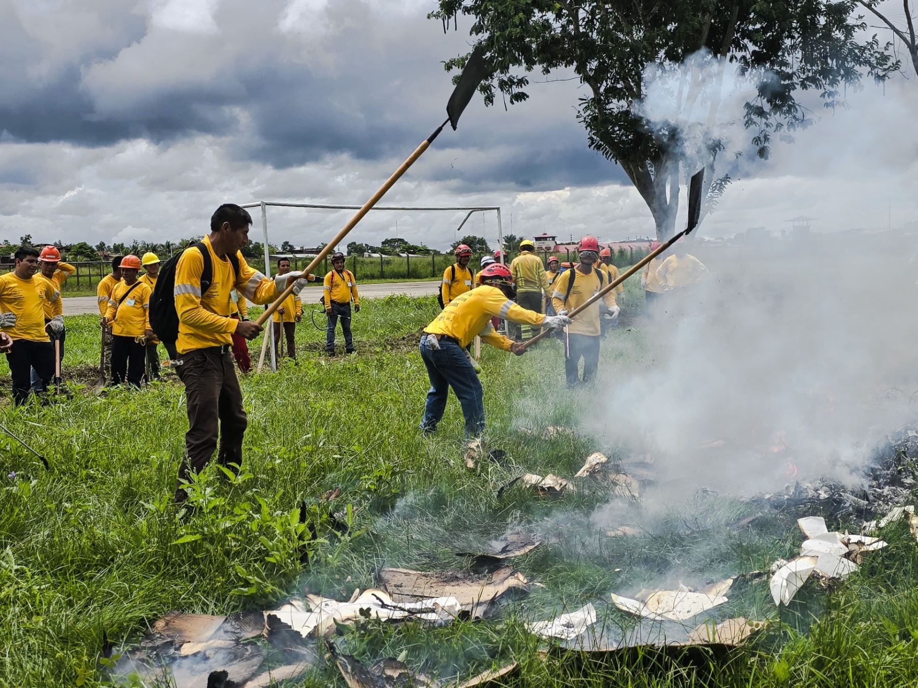 San Martín: forman brigadas comunitarias para combatir incendios forestales