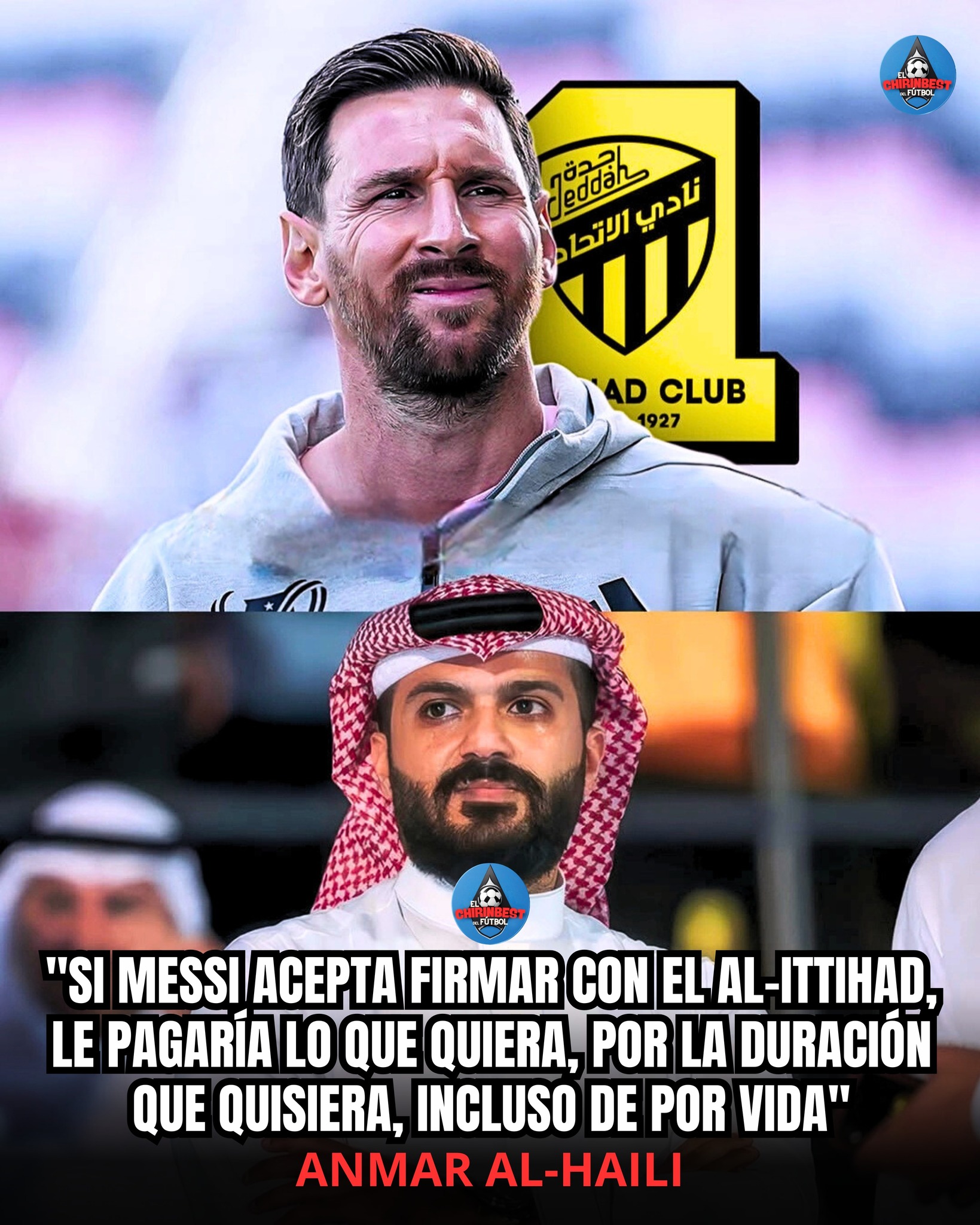 Al-Ittihad ofrece un contrato eterno a Messi