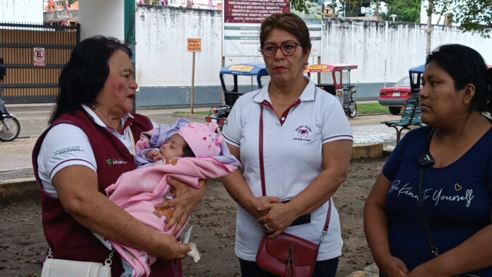 Brindan apoyo solidario a bebé de 45 días de nacida cuya madre falleció tras dar a luz